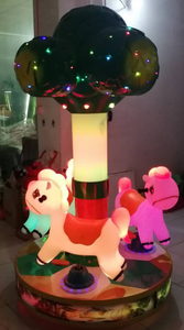 Mini Trong Nhà Trẻ Em Chơi Trong Nhà Sân Chơi Thiết Bị Mua Sắm Đi Xe Công Viên <span class=keywords><strong>Carousel</strong></span> Xoay Ngựa Trò Chơi Máy - Product Image 2