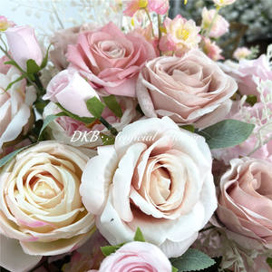 Bolas de Flores de Seda Realistas Personalizadas, Rosas Artificiales, Centros de Mesa de Paniculata, Decoración para Mesas de Boda, Tamaños al por Mayor, Decoración para Fiestas en Casa - Product Image 4