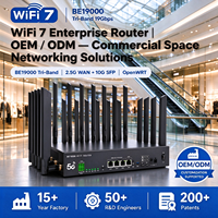 Router WiFi 7 OPENWRT 5G Bersertifikasi FCC CE Kelas Industri untuk Solusi Jaringan Digital Signage dan Kios Layanan Mandiri