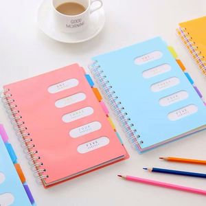 Cuaderno Espiral de Tapa Dura de Colores, Diario Grueso con Índice para Estudio, Oficina, Regreso a Clases, Esenciales para Registrar Notas - Product Image 3