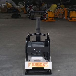 Machine de compactage de plaques électriques réversibles, compresseur vibrant à moteur 3KW, laveuse vibrante HZD160 - Product Image 5
