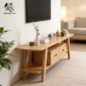 Venta directa de fábrica, precio al por mayor, personalizable, en stock, dropshipping, muebles de sala de estar de nueva moda, mueble para TV de madera. - Product Image 4