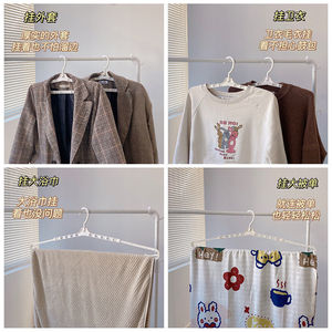 Pink <b>Plastic</b> Coat Hangers With Non Slip Design For Clothes And Pants Storage - Product Image 4
