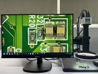 Microscopio Industrial 4K Ultra HD con Montura C, LAN, Wifi, USB, para Medición, Soldadura, Inspección de PCB, con Cámara de Grabación de Video