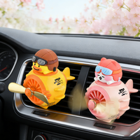 Désodorisant solide en plastique pour grille d'aération de voiture, feuilles parfumées mignonnes en forme de dessin animé, accessoires automobiles, vente en gros, aromathérapie, décoration pour sortie d'air de voiture