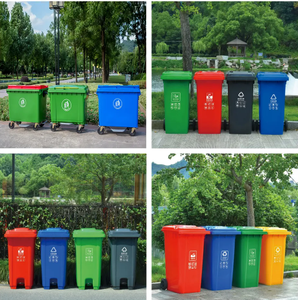 Wholesale Plastic Garbage <strong>Bin</strong> Outdoor 30L50L Trash Can With Lid Storage Recycling Waste <strong>Wheelie</strong> <strong>Bin</strong> - Product Image 6