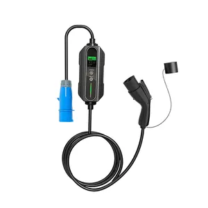 Home Ev Car Mobile GBT Electric Car Home Adjustable Current Ev Charger 32A 7Kw Level 2 Portable Charger For Electric Car