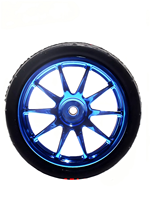 Kit de Coche Inteligente con Motor de Reducción DC JGA235-370, Soporte, Acoplador, Eficiencia IE1, Modelo de Rueda de 65MM