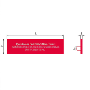Parallèles à dégagement rapide de 5 mm d'épaisseur pour utilisation avec étau modulaire - Product Image 2