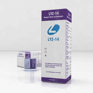 LYZ Urinanalyse Klasse II <span class=keywords><strong>In</strong></span>-<span class=keywords><strong>Vitro</strong></span>-Diagnostik IVD Testkits LYZZ-14 Parameter Urin-Kalzium-Mikroalbumin-Teststreifen - Product Image 5