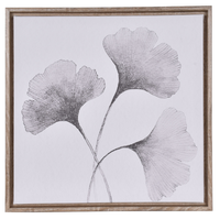 Cadre photo carré en toile mate Art Déco simple et élégant