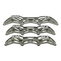 Cadre de patins à roulettes de vitesse en aluminium CNC de précision 4x90/100/110mm, fabriqué en Chine