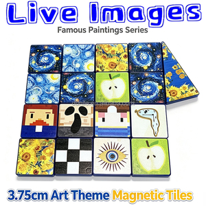 Mattoncini Magnetici Classici per Bambini in ABS da 3,75 cm, Giocattoli Educativi STEM Immersivi, Regalo Certificato EN71 CPC CE, Piastrelle Magnetiche Premium - Product Image 1
