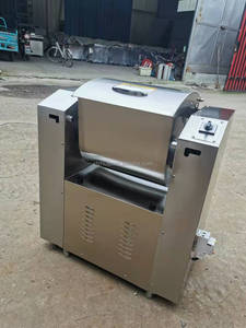 Mélangeur à pâte horizontal automatique 200 kg/h, machine à mélanger la <span class=keywords><strong>farine</strong></span> à levage manuel, pétrin commercial pour boulangerie - Product Image 4