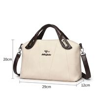 Tas Tangan Fashion Berkualitas Tinggi untuk Wanita Terbuat dari Bahan PU Tas Selempang Tunggal Tas Selempang yang Elegan
