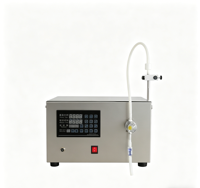 Petite machine de remplissage semi-automatique pour solutions aqueuses, mini-remplisseuse de liquides, remplisseuse de jus, de boissons et d'eau pure, dispositif d'embouteillage de liquides