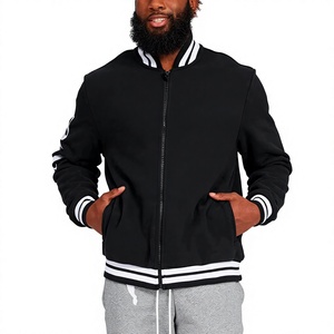 Blouson universitaire personnalisé en mélange de laine 500 GSM pour homme, avec broderie de patchs chenille et boutons-pression, poids lourd, fabricant OEM ODM - Product Image 3