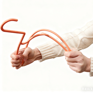 Porte-vêtements multifonctionnel en plastique épais <span class=keywords><strong>à</strong></span> large épaule, protecteur de col, pour dortoir, maison, sans marques - Product Image 5