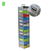 Étagère de cryostorage à 13 niveaux, compatible avec l'azote liquide de laboratoire, étagère cryogénique portable pour 13 boîtes de stockage cryogénique
