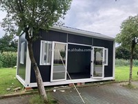 Murs et Toits Modulaires en Acier pour Maisons Indépendantes - Cabane Moderne Économique pour Petites Habitations avec Design Écologique