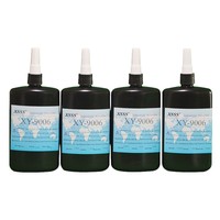 Colle UV acrylique pour la protection de l'environnement, forte, transparente, sans trace, séchage rapide, sans ombre, pour verre, métal, cristal, plastiques