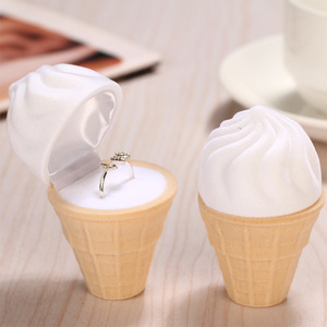 3D tazza di cioccolato rosa torta crema tazza di Dessert e gelato flanella Cabochon in miniatura cibo arte fornitura scatola di gioielli decorazione - Product Image 4