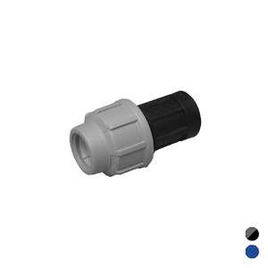 Raccordo femmina Ikaro per polietilene 3/4 x 32, connettore per irrigazione da giardino - Product Image 1