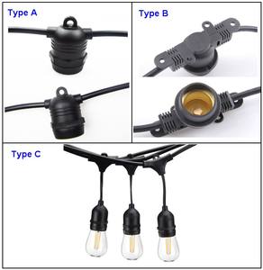 Guirnalda de luces LED de <span class=keywords><strong>Navidad</strong></span> <span class=keywords><strong>para</strong></span> exteriores, cuerda de decoración <span class=keywords><strong>para</strong></span> jardín, S14 - Product Image 3