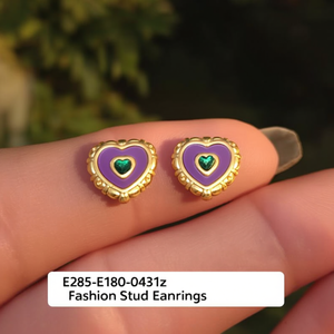 E295-E180-0431z Fashion <b>Stud</b> <b>Earrings</b> - Product Image 3