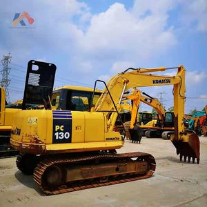 Miniexcavadora Komatsu pc130 de 13 toneladas usada con pocas horas de uso, confiable para construcción y paisajismo, equipo Komatsu de segunda mano - Product Image 1