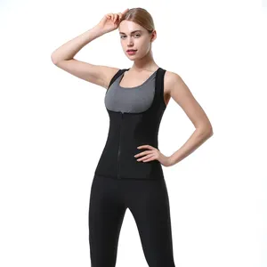 Womens Sweat Body Shaper Premium Waist Trainer Slimming Custom Sauna Vest For Weight Loss