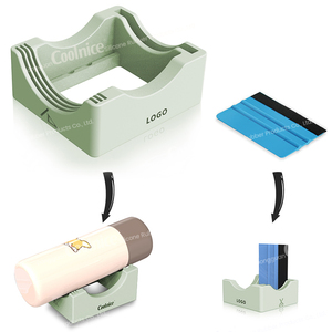 Custom Logo Silicone Cup Cradle for Tumblers with Built-in Slot Tumbler Holder for Crafts Use to Apply <b>Vinyl</b> Decals for Tumblers - Product Image 3