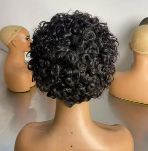 Perruque courte <span class=keywords><strong>de</strong></span> style pixie avec bandeau, <span class=keywords><strong>cheveux</strong></span> humains, bob, pour femmes noires, livraison le jour même, perruques en <span class=keywords><strong>cheveux</strong></span> humains Remy, distributeur <span class=keywords><strong>de</strong></span> perruques en gros - Product Image 3