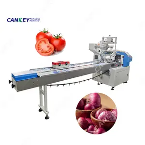 Automatic Machine For Wrapping Cucumber Tomato Mushroom Bag Packing Small Potato Onion Bag Packaging Machine