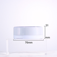 Cc étui à coussin d'air personnalisé en plastique vide blanc bb étui à coussin pot de maquillage emballage de poudre compact avec miroir