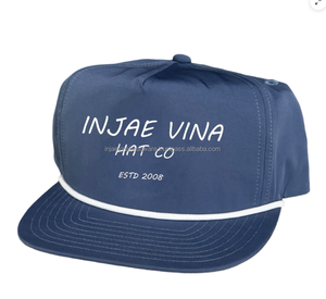 หมวกเบสบอลผ้าคอตตอนแบบปักโลโก้6แผงสำหรับเล่นกีฬาเบสบอลทำจากผ้าฝ้าย OEM แบบออกแบบได้ตามที่ต้องการในเวียดนาม - Product Image 2