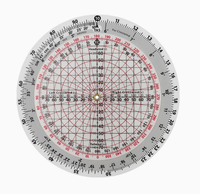 Calculateur de navigation aérienne circulaire classique DF E68-R2 pour étudiants pilotes, diamètre 6 pouces, en plastique, fabriqué en Chine