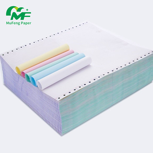 بابيل الازرق صورة 2رقائق مكررة متفحمة التركيز العلامة التجارية A4 Ncr طابعة نسخة متعددة الأغراض لطباعة المال شاندونغ ورقة مطحنة - Product Image 1