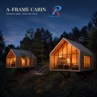 Maison préfabriquée en acier sur pilotis, bord de mer et montagne, multifonctionnelle pour l'hébergement, le bureau, les loisirs et les activités de plein air, personnalisable