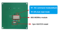 Module de lecteur d'étiquettes RFID UHF EPC G2 6C 120*120mm avec antenne céramique intégrée 5.5dBi tout-en-un