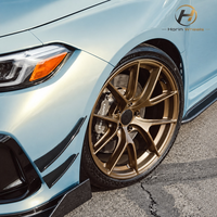 Jantes en alliage forgé satin bronze concave profond légères et performantes 5x112 5x120 5x130 pour BMW M2 F80 F90 E46 M3 Model X