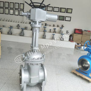 A216 WCB/WCC/ASTM A352 LCB/LCC/LC1/LC2镍钢法兰闸阀手动高温介质WC6/9/C9/C5/C12/CA15 - Product Image 2