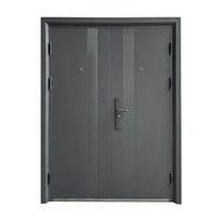 Porte coulissante double vitrage moderne et minimaliste avec sécurité intégrée pour maison ou appartement, usage extérieur