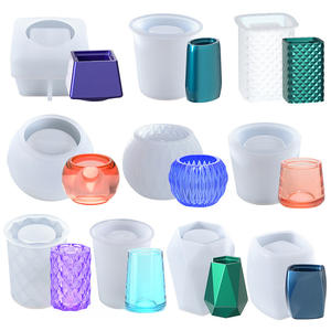 Diy Irregular Perfume Lotion <strong>Shampoo</strong> Storage Bottle <strong>Planter</strong> Candle Jar Resin Silicone Mold - Product Image 2