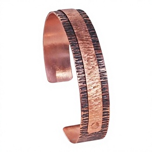 NEW QUALITY HANDICRAFT Handmade Polished Pure Copper <b>Bracelet</b> for Men Women Adjustable Open Cuff Design for Everyday Fashion - Product Image 1