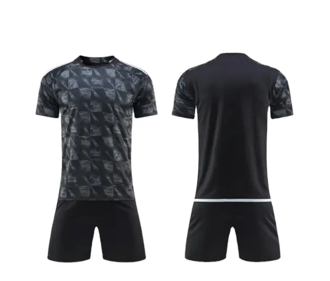 Aangepaste Naam En Nummer Voetbal Uniform 100% Polyester Snel Droog Ademend Ajax Voetbal Jersey Voor Mannen En Kinderen