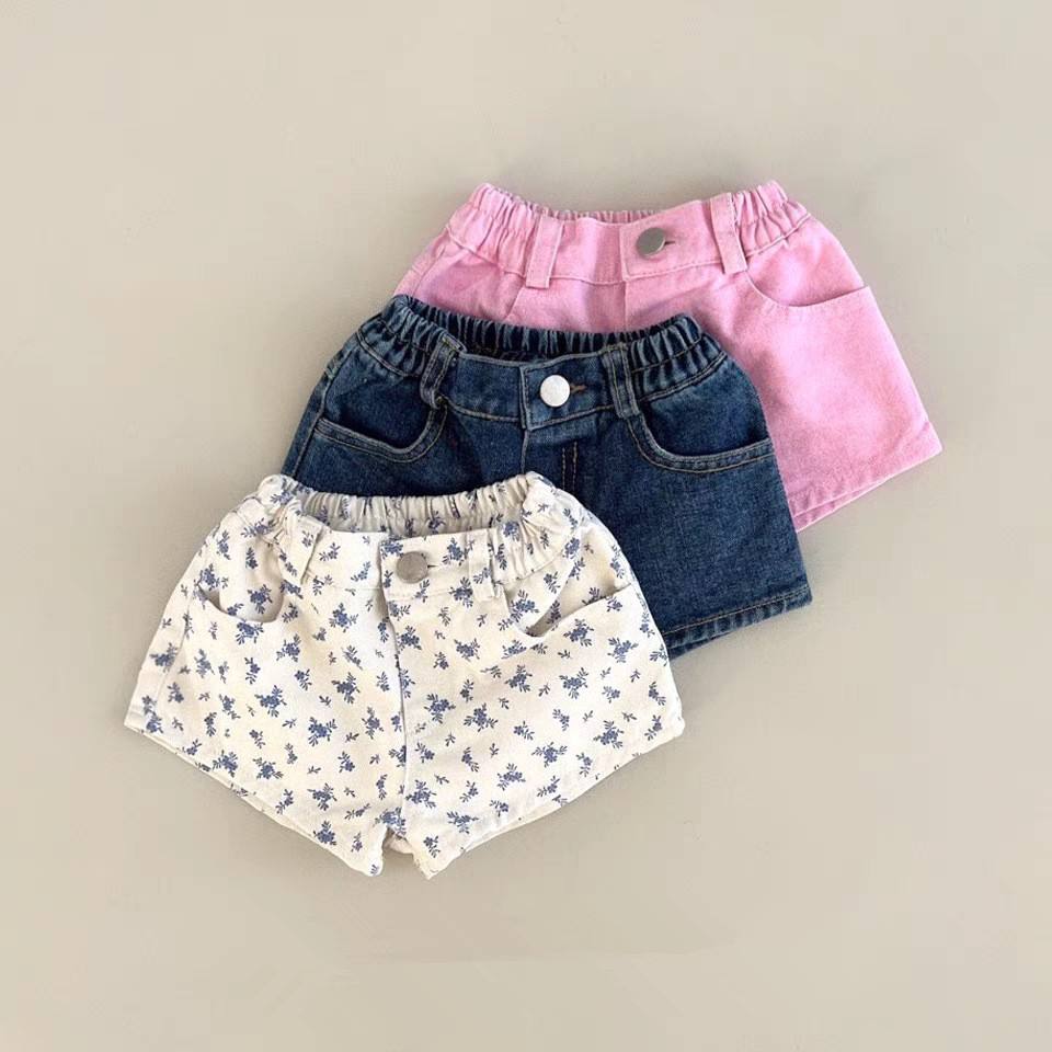 Baby Girl Jeans Half Pant For Girl Baby Summer Short Jeans Quality Kids'  Clothing For 2024