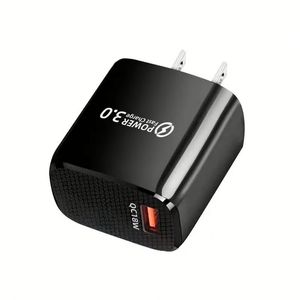 อะแดปเตอร์ชาร์จเร็ว 18W USB แบบติดผนัง ยอดขายดีที่สุด ช่องชาร์จเดียว รองรับ Quick Charge QC3.0 สำหรับสมาร์ทโฟน - Product Image 4