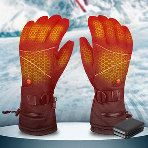 7.4V litio USB controllo della temperatura Logo personalizzato elettrico OEM produttore sport invernali riscaldati guanti da sci moto - Product Image 2