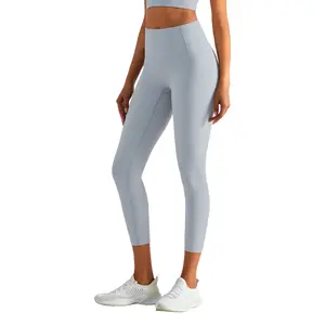 工厂销售各种高腰加拉泰拉潘塔隆德瑜伽纯色提臀尼龙氨纶瑜伽女式打底裤